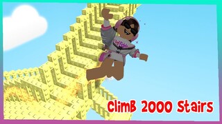 Manjat Tangga Paling Tinggi Di Roblox - Climb 2000 Stairs Roblox Indonesia