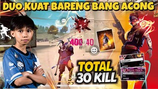 NGE-GENDONG TOP GLOBAL INDONESIA CHARGER BUSTER! AUTO KILL 30 DONGG DUO VS SQUAD!! GA ADA LAWAN EMG!