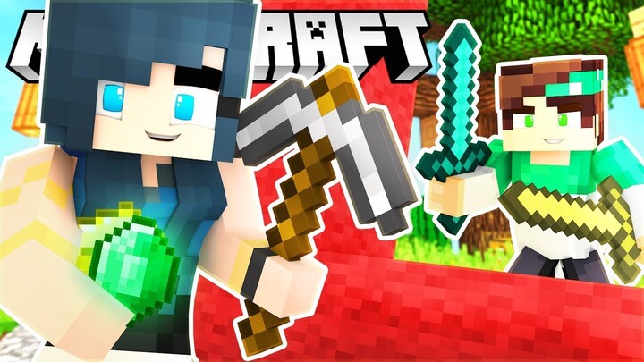 BUILDING A GIANT BASE in Minecraft Bed Wars!