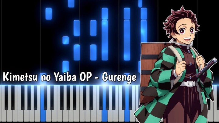 Kimetsu no Yaiba OP - Gurenge (Piano Cover)