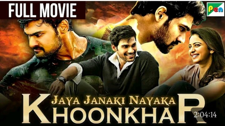 Jaya Janaki Nayaka KHOONKHAR |Full Hindi Dubbed Movie | BellamkondaSreenivas, Rakul Preet Singh