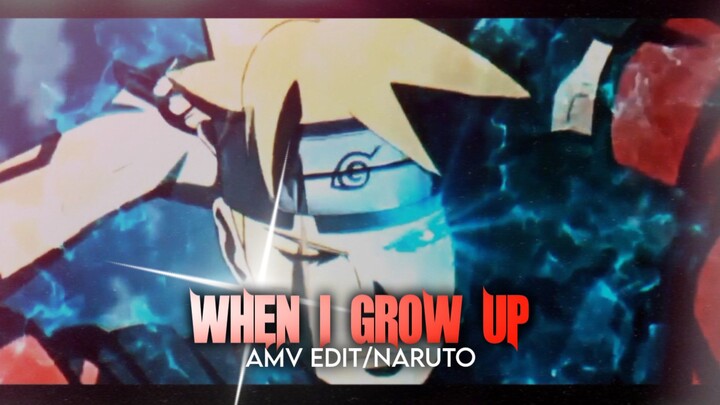 AMV - Naruto | When I Grow Up
