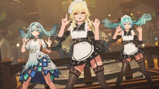 Genshin Impact × VOCALOID MMD/4K/60FPS Lumine & Faruzan feat Hatsune Miku น่ารักและขอโทษ feat Chutan