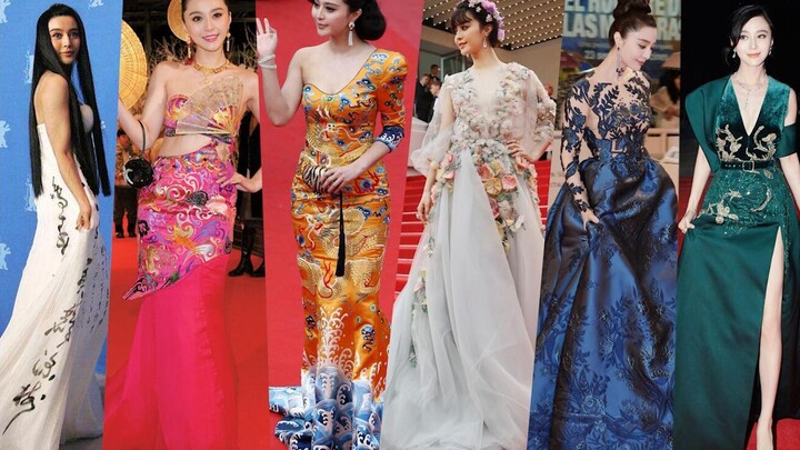 【Fan Bingbing】An incomplete review of her red carpet looks over the past decade丨The brightest star i