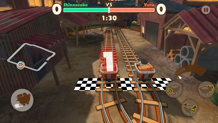 gameplay race SHINCAN SHIRO & COAL TOWN