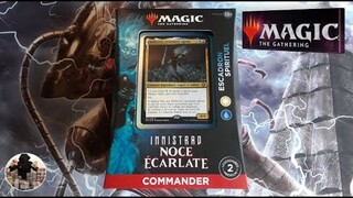 Ouverture du deck Commander Escadron Spirituel de l'édition Innistrad Noce Ecarlate, mtg