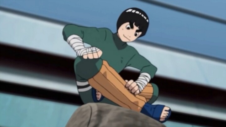 [Anime] A Clip of Rock Lee | After Removing the Weights