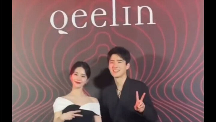Hahaha, it's definitely the "Liu siblings" stamped by the media, the handsome man and beautiful woma