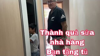 Sửa nhà hàng bạn tặng tủ nghề gì cũng làm/thành quả sao 2 tuần làm việc/cathy gerardo cuộc sống pháp