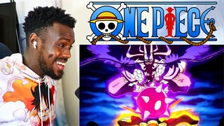 IT'S GETTING FUN FOR LUFFY AND KAIDO😂😂😂 ONE PIECE EPISODE 1063 REACTION VIDEO!!!