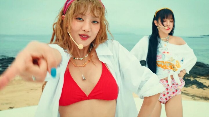 (G) I-DLE's latest comeback song Klaxon Beach Dance Version