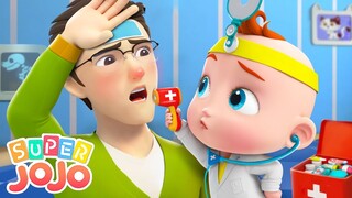 Johny Johny Yes Doctor | Doctor Role Play Song for Kids | Super JoJo Nursery Rhymes & Kids Songs
