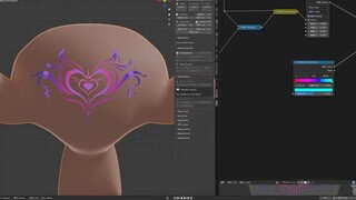 [Catatan pembelajaran Blender] Mewujudkan efek tato difusi dinamis