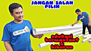 EDUKASI TERBARU ALA KANG PIPA√REVIEW PIPA PVC UNTUK SALURAN TALANG AIR PENTING UNTUK DI INGAT.