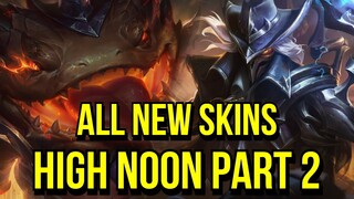 ALL NEW SKINS Samira Viktor Sion Twitch Tahm Kench