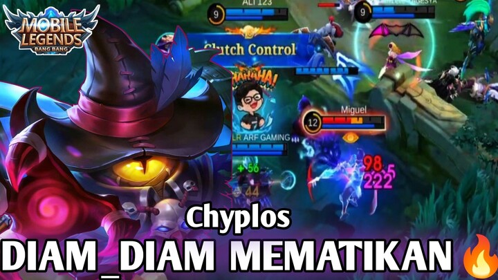 DIAM_ DIAM MEMATIKAN CHIPLOS 🔥MID LANE.. SEKALI SKILL BIKIN MUSUH PANIK🤯