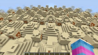 【Minecraft】当建筑生成概率被调成最高。。。