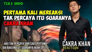 PERTAMA MEREAKSI TAK PERCAYA ITU SUARANYA CAKRA KHAN || CAKRA  KHAN REACTION || TENNESSEE WHISKEY