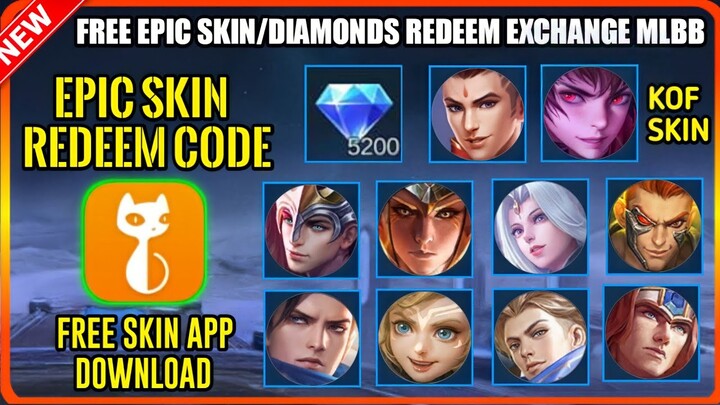 NEW! FREE EPIC SKIN AND 2500 DIAMONDS GRATIS EVENT APP IN MOBILE LEGENDS