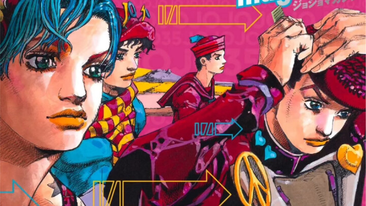 Jojo magazine 2022 Mr. Araki’s latest illustration~