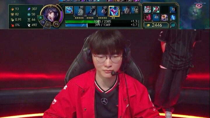 LOL officially updated and pinned Faker's player-view footage of his five kills with Ahri—his passio