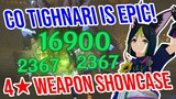 C0 Tighnari CHANGES EVERYTHING! 4★ Weapon Showcase! Genshin Impact 3.0