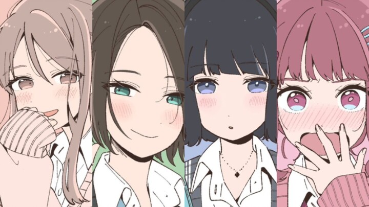 Different types of girls in the class