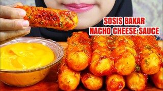 FIX TERENAK‼️ASMR SOSIS BAKAR JUMBO NACHO CHEESE SAUCE | ASMR INDONESIA