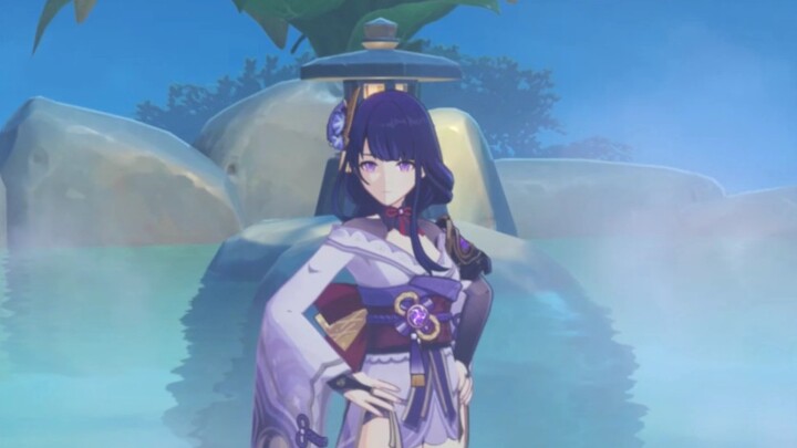 [The Raiden Shogun’s Pet Class] Cats Love Watching People Take Baths