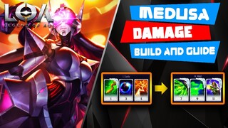 MEDUSA DAMAGE BUILD AND GUIDE - LEGEND OF ACE (LOA)