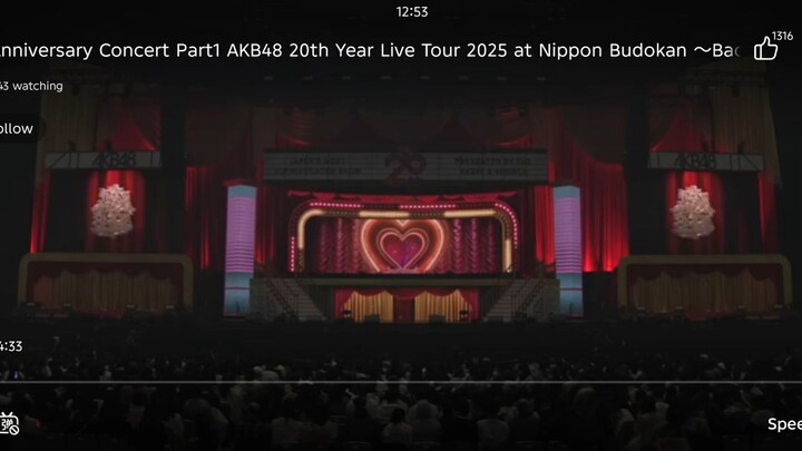 AKB48 20Th Anniversary Concert Day 1 @Part 1