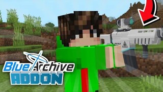 Addon Ini Keren Banget!! 3D Guns! Blue Archive Addon Mcpe 1.20!!