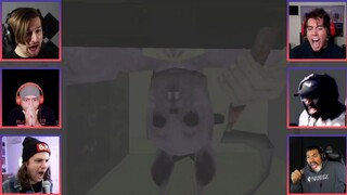 Gamers react to : Bunny catching the kid [Murder House]