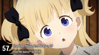 My Top 100 Anime Openings of 2022