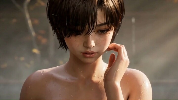 【ออกจากห้องน้ำ】อีวี่: แอบถามพระผู้ศักดิ์สิทธิ์ ลูกสาวสวยไหมนะ