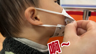 小朋友的口罩里面也太搞笑了吧