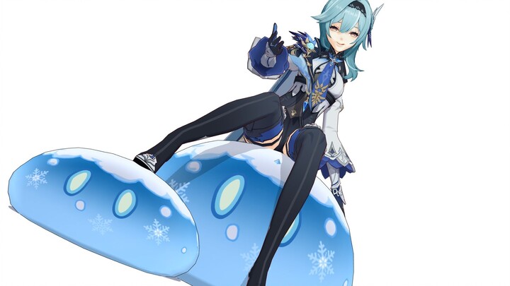 Eula, please don't mess with your dancing shoes. It must hurt if you step on someone.