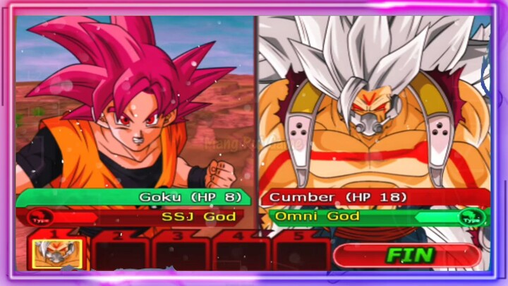 GOKU X LOGO SSJ GOD VS CHAMBER OMNI GOD - DB MOD ANDROID GAMEPLAY