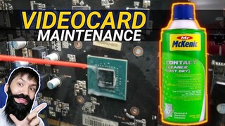 VIDEOCARD Maintenance  Guide (USING CONTACT CLEANER)