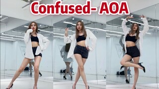 【周四季】竖屏挑战03｜动摇Confused-AOA｜我该如何动摇你的心｜性感细高跟初尝试