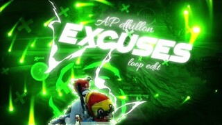 Excuses : pubg velocity montage, loop edit || 🥀 # bgmi