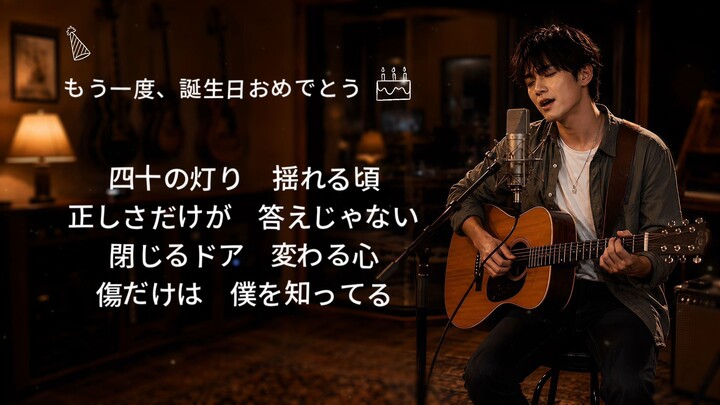 もう一度、誕生日おめでとう / KAI²【Official Lyric Video】