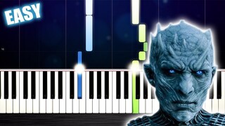 The Night King (Game of Thrones) - EASY Piano Tutorial by PlutaX