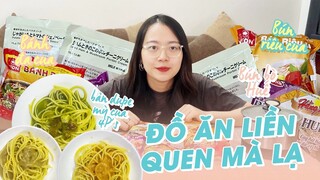 Đồ ăn liền QUEN mà LẠ: Bất ngờ tìm được bản dupe MÌ CUA của PIZZA 4P’s  | Hạnh Chee