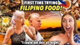 Parents Trying Filipino Food for the First Time! (Reacting to Adobo, Sisig, Lechon & More)