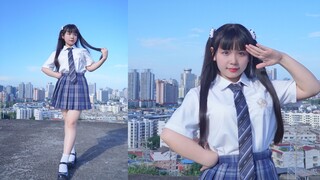 熊猫妹天台跳舞！Girls Planet 999主题曲《O.O.O》完整版翻跳～【小龙女】