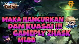 [TA]BELAJAR ZHASK ??? LANGSUNG DI RANK !!! BIKIN TIM AUTO KETAR - KETIR !!! GAME PLAY ZHASK MLBB!!!