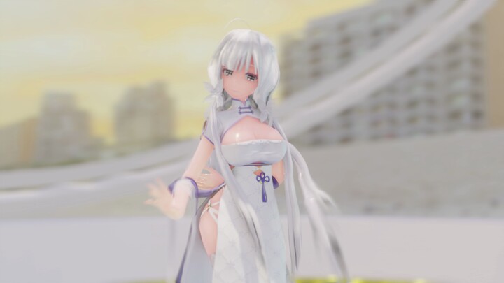 [MMD.3D] HMS Illustrious menarikan Rainbow Beat