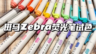 斑马荧光笔试色｜声控｜笔触音｜白噪音｜手写声控｜文具