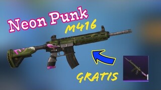 Neon Punk - M416 Kini Bisa Kalian Dapatkan Secara Gratis